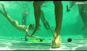 Orgie au bord de la piscine : Tim, Brad & leurs potes