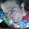 Zorra gay Pompe de rodillas afuera, a orillas del Loira
