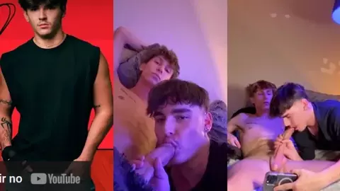 Flywhiteguy und sein Kumpel saugen und wichsen zusammen