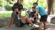 Orgia de grupo ao ar livre – Glenn, Leonel, Felix & Rene