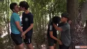 Orgia de grupo ao ar livre – Glenn, Leonel, Felix & Rene