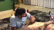Ed Oliveira e Victor Veiga fodem no sofá – victxr_92
