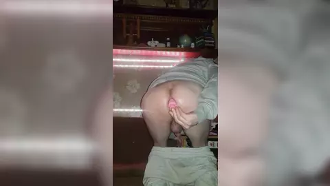 Dos consoladores en mi culo