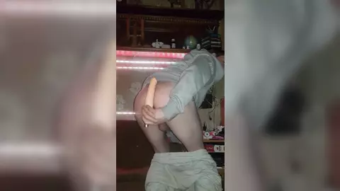 Dois dildos no meu cu