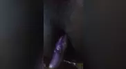 Ugly bottom slut ass fuck with brinjals