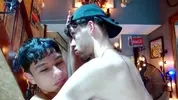 Orgia de twinks latinos en webcam
