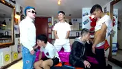 Orgia de twinks latinos na cam