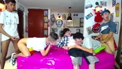 sexy hot group latin camboys twinks orgie