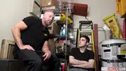 Harrison Is Caught Having Sex in a Restroom and Plowed by the Officer