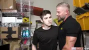 Harrison Is Caught Having Sex in a Restroom and Plowed by the Officer