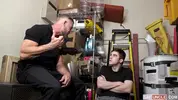 Harrison Is Caught Having Sex in a Restroom and Plowed by the Officer