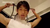 Shaved soccer club member