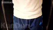 Shaved soccer club member