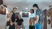 hot group latin room camboys fuck sex show cam