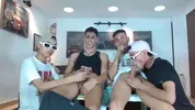 hot group latin room camboys fuck sex show cam