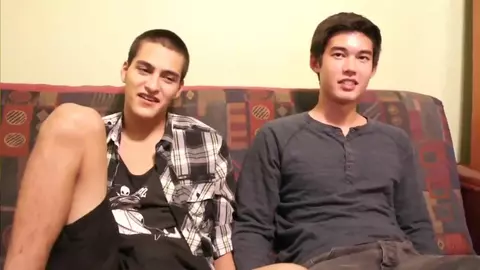 Greedy Twinks, Kirk Kummer & Chase Sterling, Eating Each Orther's Cum ... .