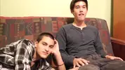 Greedy Twinks, Kirk Kummer & Chase Sterling, Eating Each Orther's Cum ... .