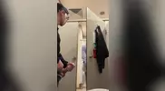 Ducal toilet cruising got blowjob