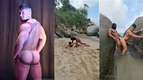 Sconosciuti sulla spiaggia nudista