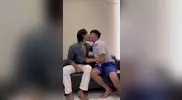 Ménage thai asiático entre caras