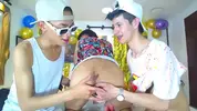 Show de orgia de twinks latinos camboys bem quentes