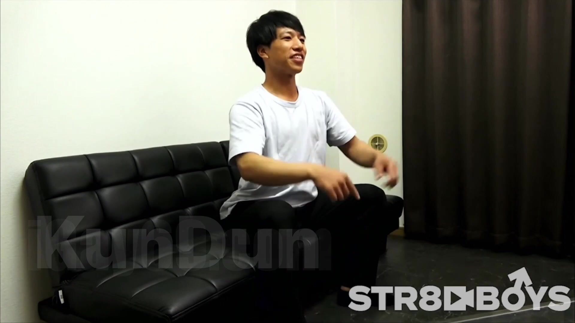 Muscle-tongued young man, 24 years old