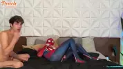 Trío porno en orgía con Jacob, Harley y Spide