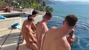 Poolside Gangbang