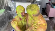 Flipfuck mit Slime und Gunge