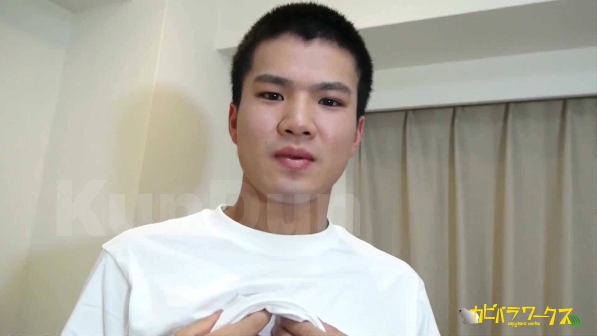 A good-looking young sportsman, 20 years old