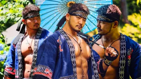 Fantasía hardcore de cosplay yaoi