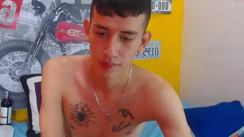 Heißes Camboy-Paar im Flip-Flop-Cam-Show