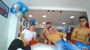 Show porno en grupo con camboys colombianos latinos