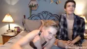 coppia di amici twink JacobHarley in show di sesso in cam