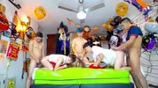 Heiße Gruppen-Camshow mit Latin-Twinks