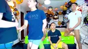 Show porno de groupe entre potes camboys latinos