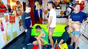 Show porno de groupe entre potes camboys latinos
