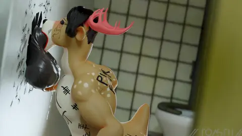 Reindeer Boy bläst am Gloryhole