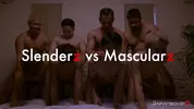 Orgyboyz - twinks magros vs machos musculosos - First Team - Parte 2