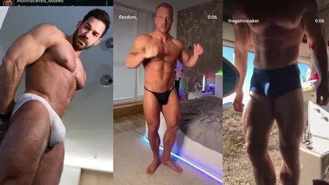 Bei maschi sexy da tutto il mondo che mostrano la loro potenza virile