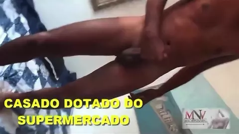 Macho de supermercado brasileiro gay amador