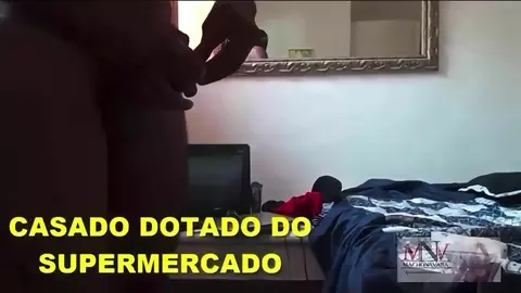 Macho de supermercado brasileiro gay amador