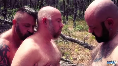 Marc Angelo mit Skott Locke und Guy English