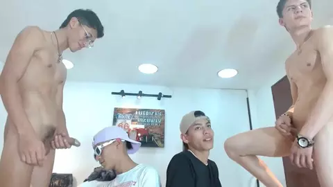 Cam-show di coppia di twink - parte 2