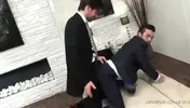Businessmen clothed sex