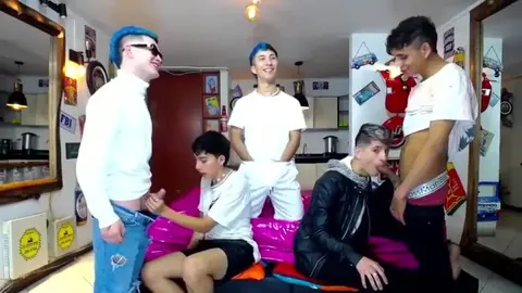 porn sexy group latin camboys show tube