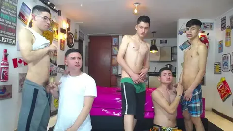 Heiße Latino-Twink-Camboy-Gruppe 3