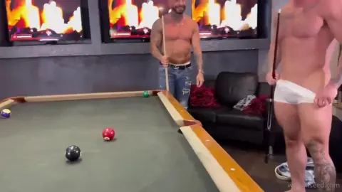 on the pool table daddy!!