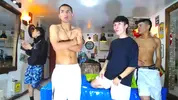 Orgia de camboys latinos no BenzBoys
