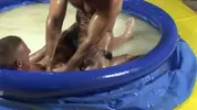 Bareback Muscle Wrestlers